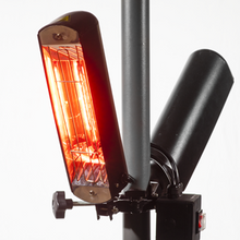 Load image into Gallery viewer, Dellonda Folding Parasol/Gazebo/Patio Outdoor Infrared Heater, Two Panels, Extra Long 5M Cable, 1600W - DG176