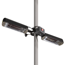 Load image into Gallery viewer, Dellonda Folding Parasol/Gazebo/Patio Outdoor Infrared Heater, Two Panels, Extra Long 5M Cable, 1600W - DG176