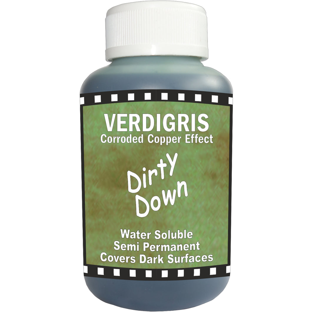 Dirty Down Water Soluble Paint – Verdigris Green Shade