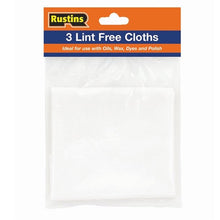 Load image into Gallery viewer, Rustins Lint Free Cloths - 300 x 300mm - Pack of 3