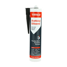 Load image into Gallery viewer, Timco Acetoxy Silicone - 300ml Cartridge - Various Colours