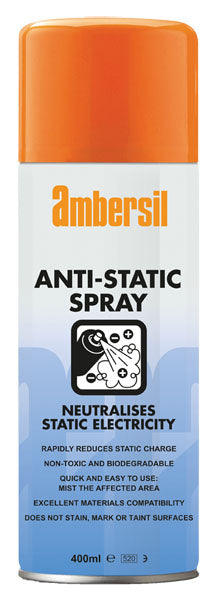 Ambersil Anti-Static Spray 400ml - Bradechem