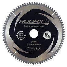 Load image into Gallery viewer, Timco TCT -5 Degree Aluminium Circular Saw Blades