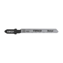 Load image into Gallery viewer, Timco Jigsaw Blades - Metal Cutting - HSS Blades