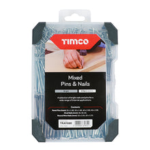 Load image into Gallery viewer, TIMCO Pins & Nails Mixed Tray - 650pcs