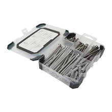 Load image into Gallery viewer, TIMCO Screws, Plug & Drill Bit A2 Stainless Steel Mixed Tray - 261pcs