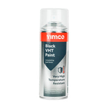 Load image into Gallery viewer, Timco VHT Black Paint 380ml