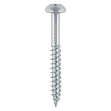 Load image into Gallery viewer, Twin-Threaded Woodscrews - PZ - Round - Zinc