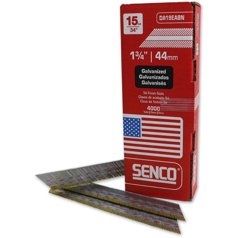 15 - gauge 34 Degree Angled Framing Nail Finish Nails Galvanised DA - SENCO