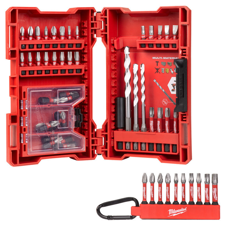 Milwaukee Shockwave Impact Duty Screwdriver & Drill Bit Set (54 Piece)