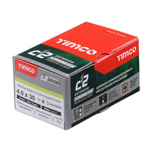 Load image into Gallery viewer, Timco C2 Exterior Strong-Fix - Double Countersunk Silver Screws
