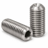 M6 Socket Head Cup Point Set / Grub Screw – A2 Stainless Steel (Din 916)