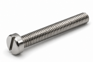M6 Slotted Cheese Head Machine Screws - A2 Stainless Steel (DIN 84)