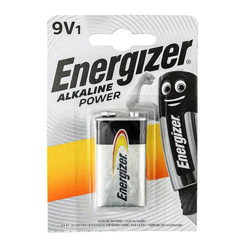 Energizer Alkaline Power 9V Battery 9V 522 (1)