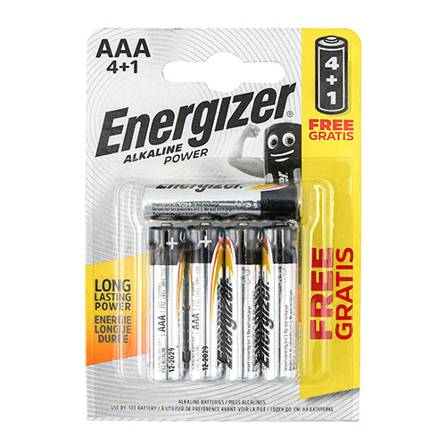 Energizer Alkaline Power Battery AAA (5)