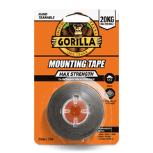 Load image into Gallery viewer, Gorilla Max Strength Indoor Mounting Tape 1.5m
