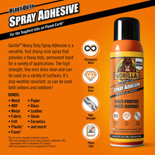 Load image into Gallery viewer, Gorilla Heavy Duty Spray Adhesive 400ml
