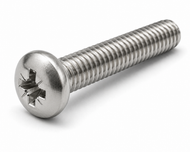 M3 Pan Head Pozi Machine Screws - A2 Stainless Steel (DIN 7985)