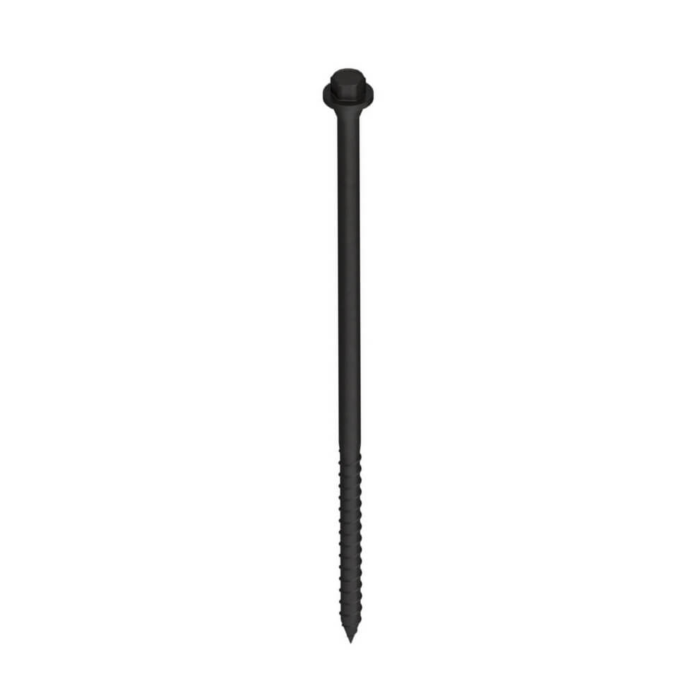 Timberfix Plus Landscape Screws Hex Head (Black Coated) - 50pcs