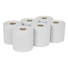 Load image into Gallery viewer, Diamond White Centrefeed Paper Kitchen Tissue Roll
