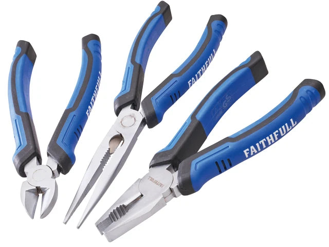 Faithfull 3 Piece Plier Set