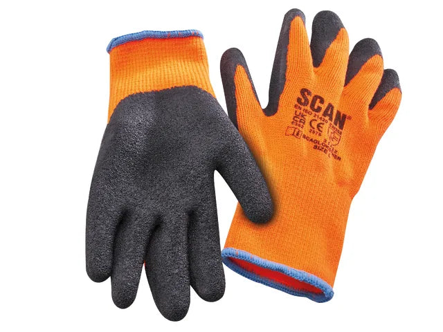 Scan Dipped Thermal Latex Gloves (3 Pairs)