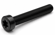 M4 Torx Cheese Head Machine Screws - A2 Black Stainless Steel (DIN 84)