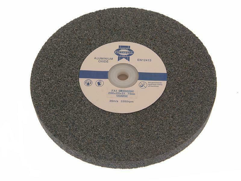 Faithfull FAIGW20025M General Purpose Grinding Wheel 200mm X 25mm Medium Alox