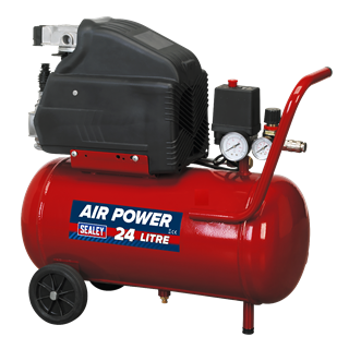 Sealey Air Compressor 24L Direct Drive 1.5hp