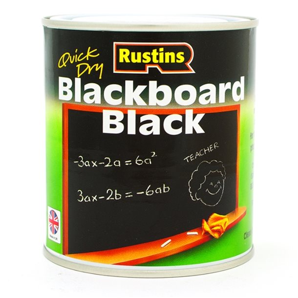 Rustins Quick Dry Blackboard Black Paint