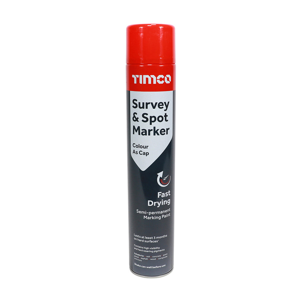 Survey & Spot Line Marker Paint red