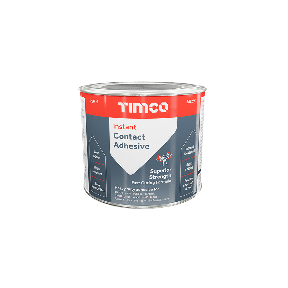 Timco Instant Contact Adhesive - Liquid 250ml / 500ml