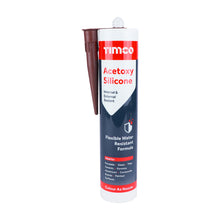 Load image into Gallery viewer, Timco Acetoxy Silicone - 300ml Cartridge - Various Colours
