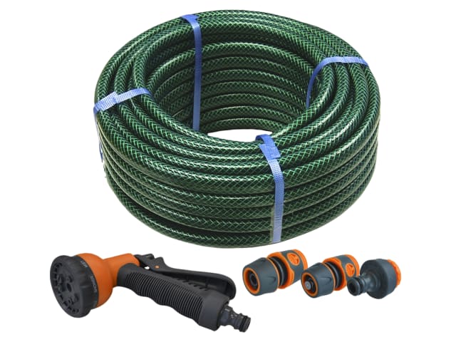 PVC Reinforced Hose 30m Fittings & Spray Gun