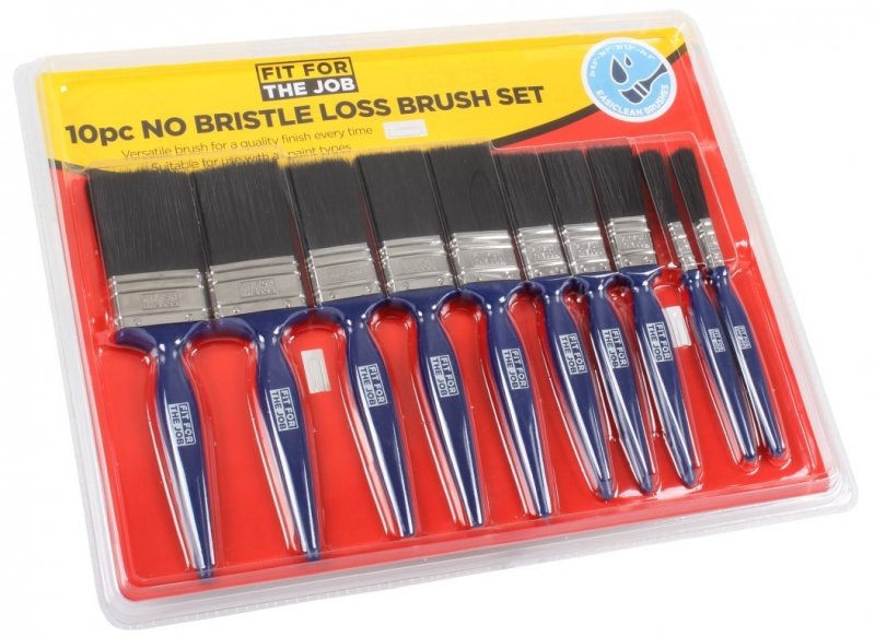 Decorating Paint Brushes Set - 10 Pcs Decorating / DIY / Fence