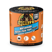 Load image into Gallery viewer, Gorilla Waterproof Patch &amp; Seal Tape - Black - 100mm x 3m
