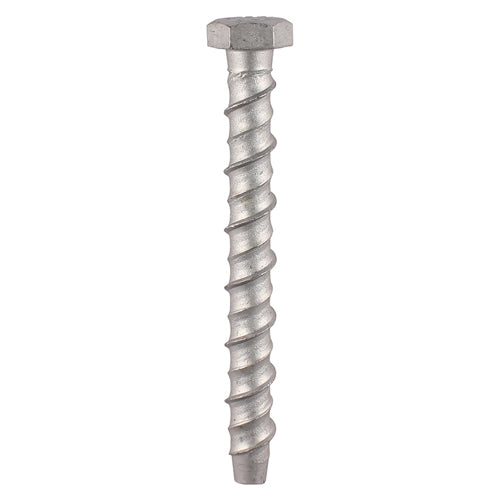 Multi-Fix Masonry Concrete Bolts  - Hex Head - Exterior (Silver Organic) - 16mm Ø Hole