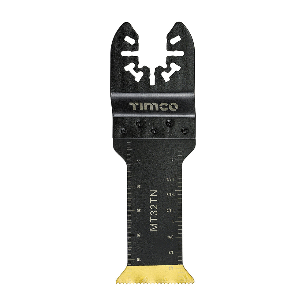 Timco Multi-Tool Blades - Fine Cut Blade For Wood & Metal - 32mm