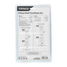 Load image into Gallery viewer, Timco Multi-Tool Blade Sets - 4 Piece Set
