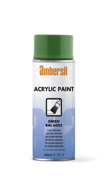 Ambersil Acrylic Spray Paint - Green - RAL 6002