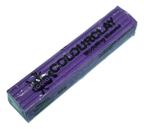 Scola Modelling / Colour Clay Dough - 500g Bar