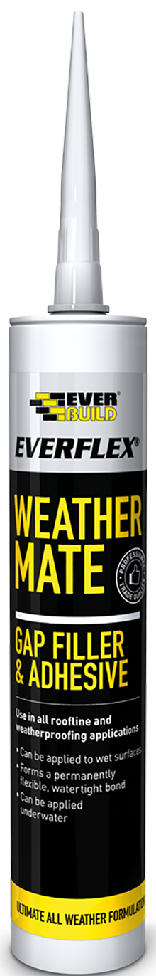 Everflex Weather Mate Gap Filler & Adhesive - 295ml - Black