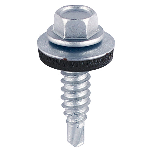 Zinc Hex Stitching Screw with EPDM Washer