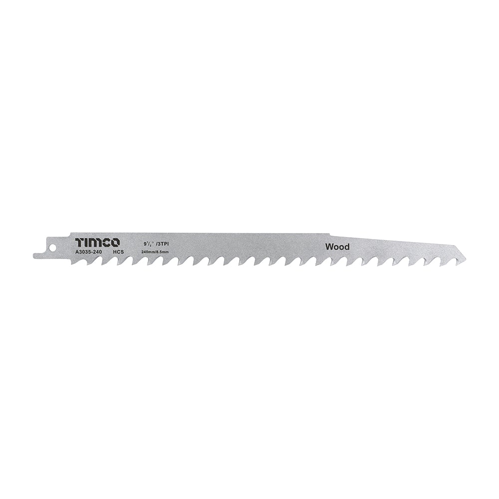 Timco - HCS Reciprocating Saw Blades - Wood Cutting