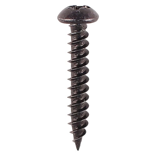 Blackjax Woodscrews - Round - Black Organic