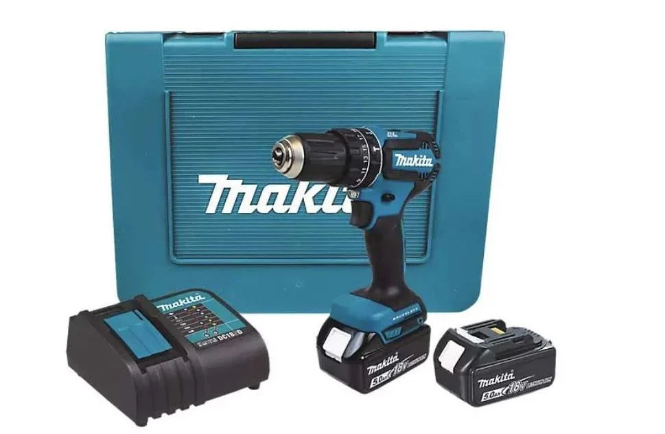 Makita DHP485STE 18V LXT Brushless Combi Hammer Drill Kit