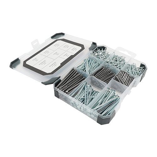 TIMCO Pins & Nails Mixed Tray - 650pcs