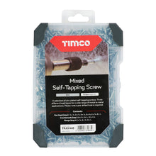 Load image into Gallery viewer, TIMCO Self-tapping Silver Screws Mixed Tray - 515pcs
