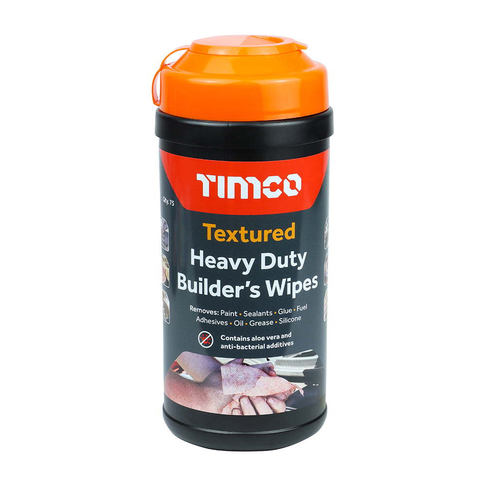 Timco Textured Heavy Duty Builders Wipes - 75 Wipes