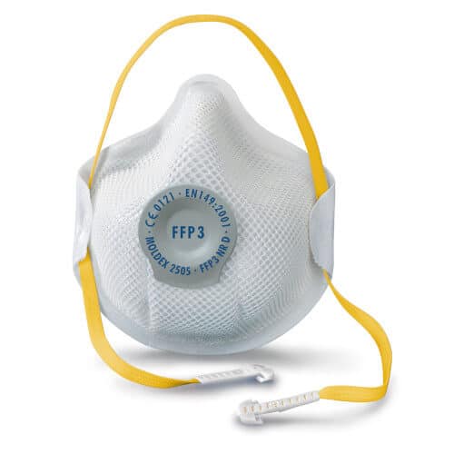 Moldex 2505 FFP3 Valved Face Mask - Box of 10